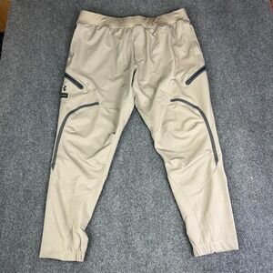 Under Armour Unstoppable Fitted Cargo Jogger Pants Mens XXL Taupe Dusk 1390256